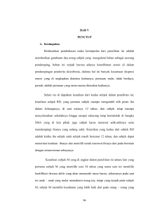 BAB V PENUTUP A. Kesimpulan Berdasarkan pembahasan maka