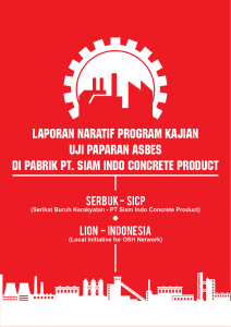 Serikat Buruh Kerakyatan - PT Siam Indo Concrete Product