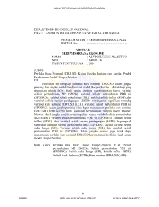 ix DEPARTEMEN PENDIDIKAN NASIONAL FAKULTAS EKONOMI