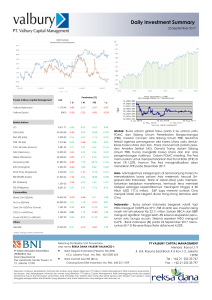 Daily Investment Summary - Valbury Capital Management