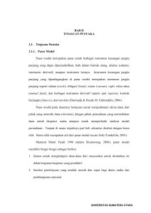 BAB II TINJAUAN PUSTAKA 2.1. Tinjauan Pustaka 2.1.1. Pasar