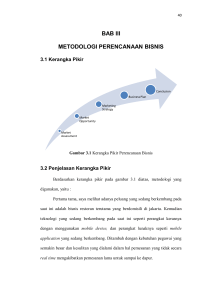 BAB III METODOLOGI PERENCANAAN BISNIS