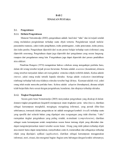 BAB 2 TINJAUAN PUSTAKA 2.1. Pengetahuan 2.1.1. Definisi