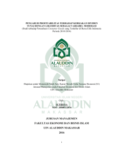 jurusan manajemen fakultas ekonomi dan bisnis islam uin alauddin