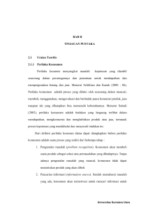 BAB II TINJAUAN PUSTAKA 2.1 Uraian Teoritis 2.1.1 Perilaku