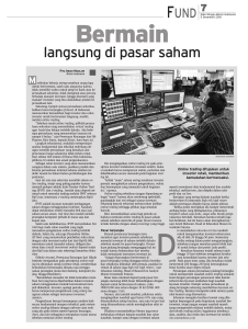 langsung di pasar saham