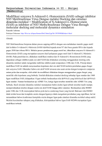 Modifikasi senyawa S-Adenosil-L-Homosistein