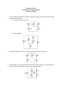 Pekerjaan Rumah 02 EL1200 Pengantar Analisis Rangkaian
