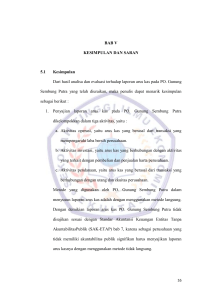 BAB V KESIMPULAN DAN SARAN 5.1 Kesimpulan Dari hasil