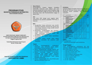 brosur - Pascasarjana UNJA
