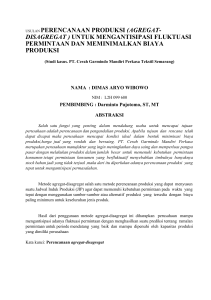 USULAN PERENCANAAN PRODUKSI (AGREGAT