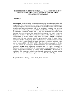 THE EFFECT OF SNAKEHEAD FISH (Channa Stratta) EXTRACT