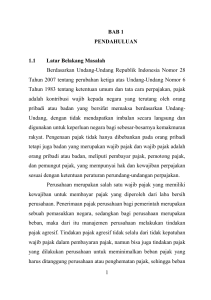 1 BAB 1 PENDAHULUAN 1.1 Latar Belakang Masalah Berdasarkan