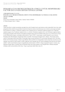 pemamfaatan microcontroler at89c51 untuk memperbaiki factor