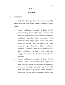 BAB V PENUTUP C. Kesimpulan Berdasarkan