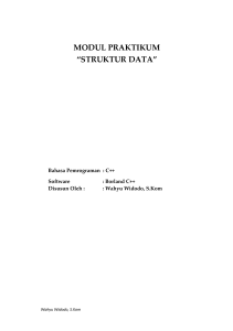 modul praktikum “struktur data”