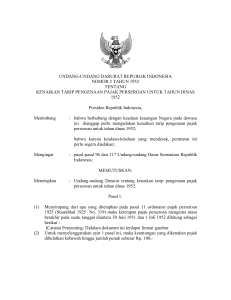 undang-undang darurat republik indonesia nomor 2 tahun 1952