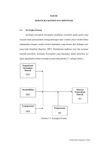 BAB III KERANGKA KONSEP DAN HIPOTESIS 3.1. Kerangka