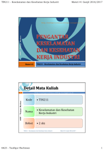 Detail Mata Kuliah - 6623 – Taufiqur Rachman