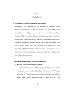 125 BAB V PEMBAHASAN A. Pembahasan Tentang