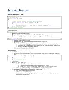 Java Application