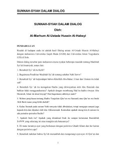 Sunnah-Syiah dalam Dialog - Menjawab Tuduhan Salafy