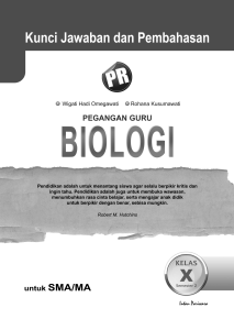 Kunci Jawaban Biologi 10B