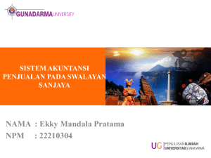 NAMA : Ekky Mandala Pratama NPM : 22210304