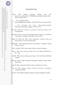 DAFTAR PUSTAKA Anonim. 2010. Definisi Arsitektur Menurut Para