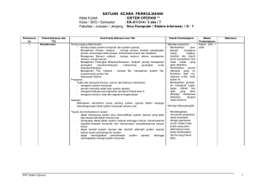 SATUAN ACARA PERKULIAHAN