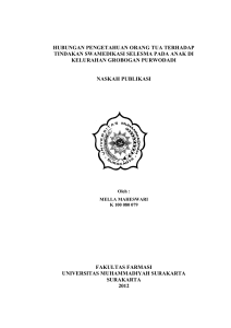 Naskah Publikasi - Universitas Muhammadiyah Surakarta