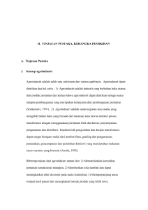 10 II. TINJAUAN PUSTAKA, KERANGKA PEMIKIRAN A. Tinjauan