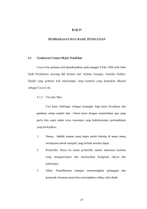 BAB IV PEMBAHASAN DAN HASIL PENELITIAN 4.1 Gambaran