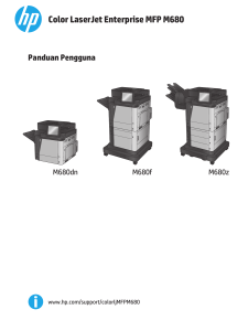 HP Color LaserJet Enterprise MFP M680 User Guide