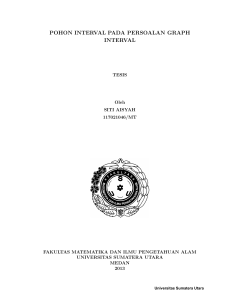 pohon interval pada persoalan graph interval