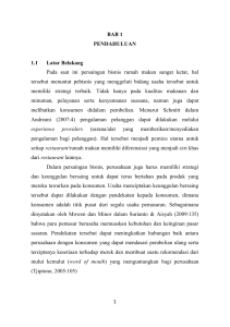 1 BAB 1 PENDAHULUAN 1.1 Latar Belakang Pada saat ini