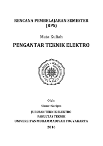 pengantar teknik elektro