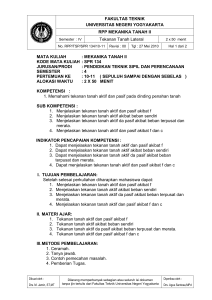 Rencana Pelaksanaan Pembelajaran