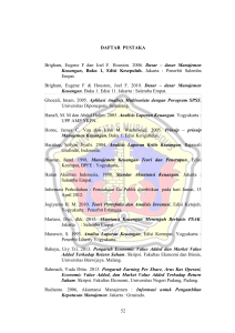 52 DAFTAR PUSTAKA Brigham, Eugene F dan Joel F. Houston