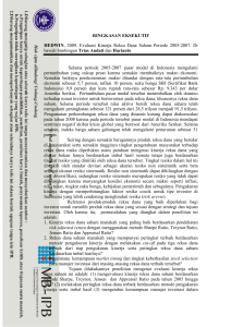 Evaluasi Kinerja Reksadana Saham Periode 2005-2007