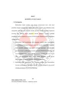 86 BAB V KESIMPULAN DAN SARAN 5.1