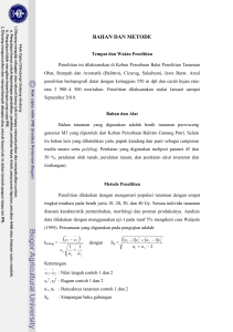 Evaluasi keragaan populasi putatif mutan