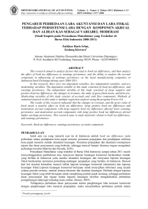 Analisis Faktor-Faktor yang Mempengaruhi