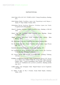 DAFTAR PUSTAKA Abdul Majid, BELAJAR DAN PEMBELAJARAN