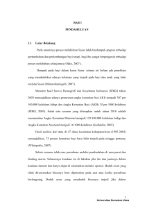 1 BAB 1 PENDAHULUAN 1.1 Latar Belakang Pada umumnya