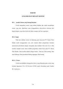 bab iii analisis dan desain sistem