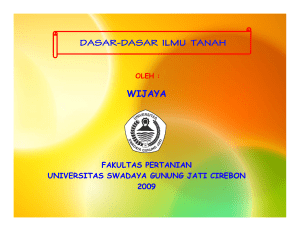 WIJAYA DASAR-DASAR ILMU TANAH