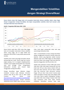 Mengendalikan Volatilitas dengan Strategi Diversifikasi