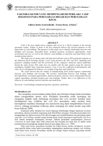 Analisis Faktor-Faktor yang Mempengaruhi