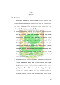 BAB V PENUTUP 5.1 Kesimpulan Berdasarkan analisis dan